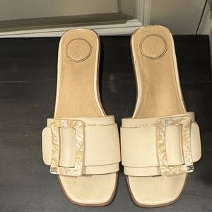 Sam Edelman Elegant Cream Women's Slide Sandals